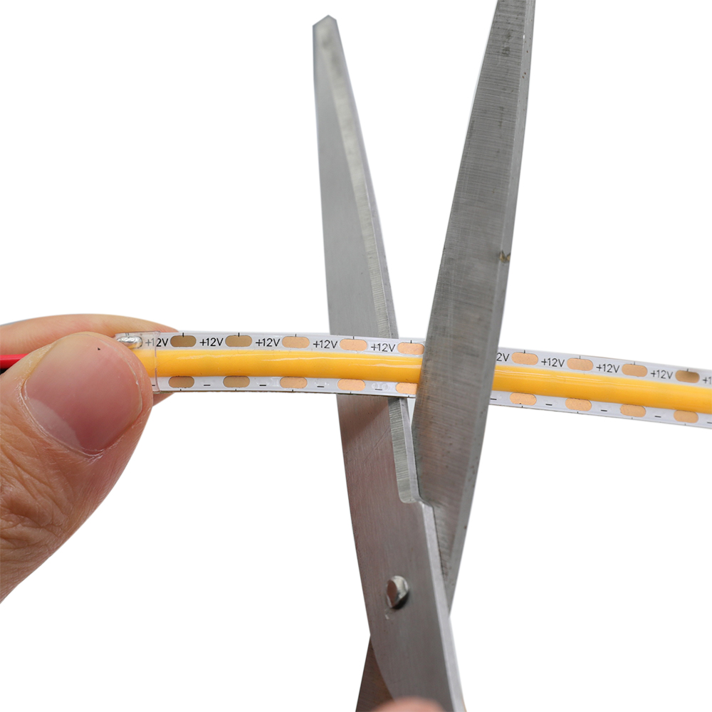 DC12V 8mm Width 512Chips/m Flexible COB High CRI 90+ LED Strip Light 5m/16.4ft Per Roll DC12V 8mm Width 512Chips/m Flexible COB High CRI 90+ LED Strip Light 5m/16.4ft Per Roll